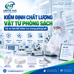 Quy Trình Kiểm Định Chất Lượng Vật Tư Phòng Sạch Dành Cho Bộ Phận QA/QC