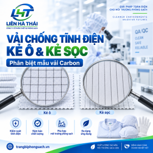 Phân Biệt Vải Chống Tĩnh Điện Carbon Kẻ Ô Và Kẻ Sọc: Nên Dùng Loại Nào?