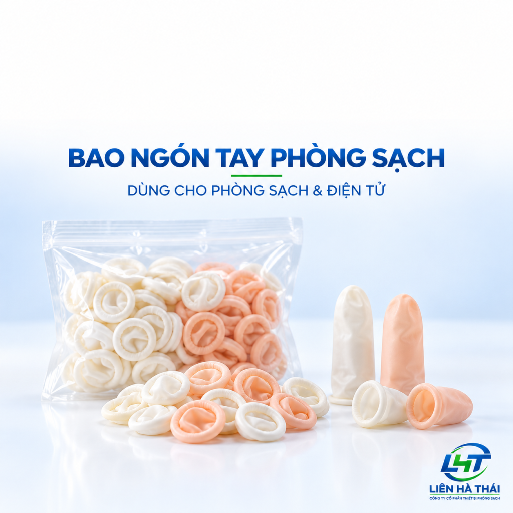 Bao Ngón Tay Phòng Sạch Cao Su Dùng Cho Điện Tử, Lắp Ráp Và Phòng Sạch