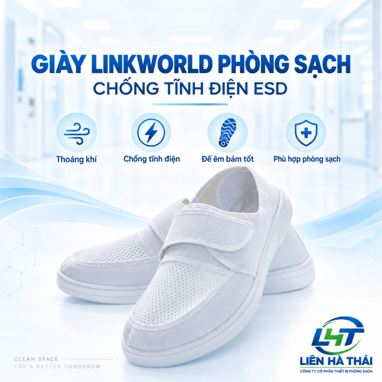 Giày Linkworld Phòng Sạch Chống Tĩnh Điện ESD