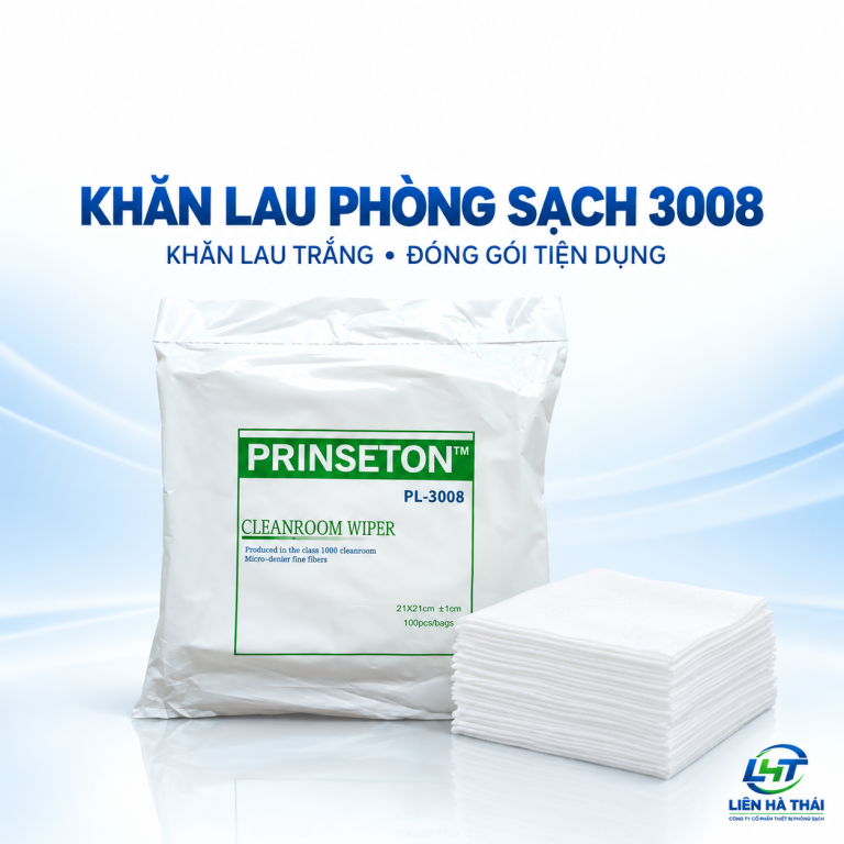 Khăn Lau Phòng Sạch 3008 | Vải Polyester Cắt Laser