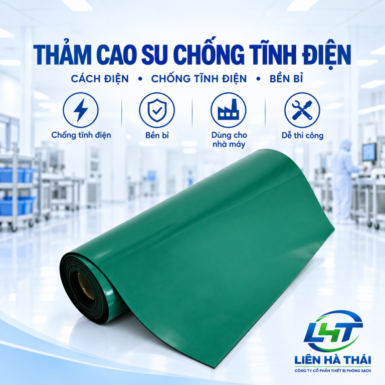 Thảm cao su chống tĩnh điện (Thảm cao su ESD / Rubber ESD Mat)