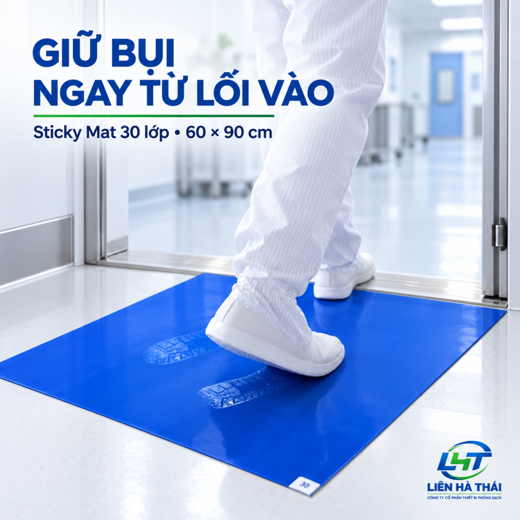 thảm dính bụi phòng sạch sticky mat