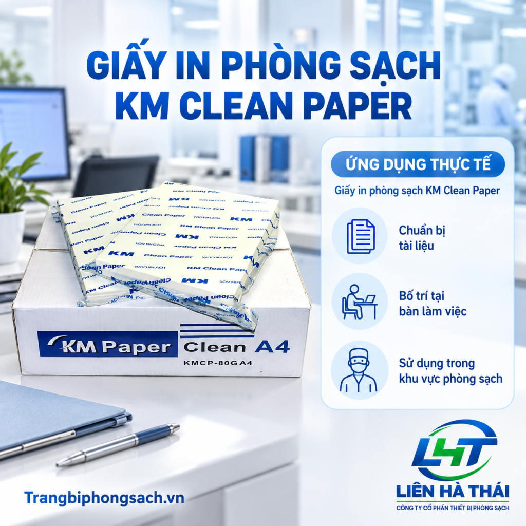 Sử dụng giấy in phòng sạch KM in tài liệu SOP nhà máy