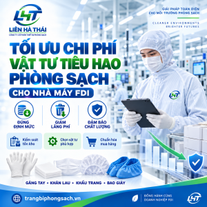 Hướng Dẫn Tối Ưu Chi Phí Vật Tư Tiêu Hao Phòng Sạch Cho Nhà Máy FDI