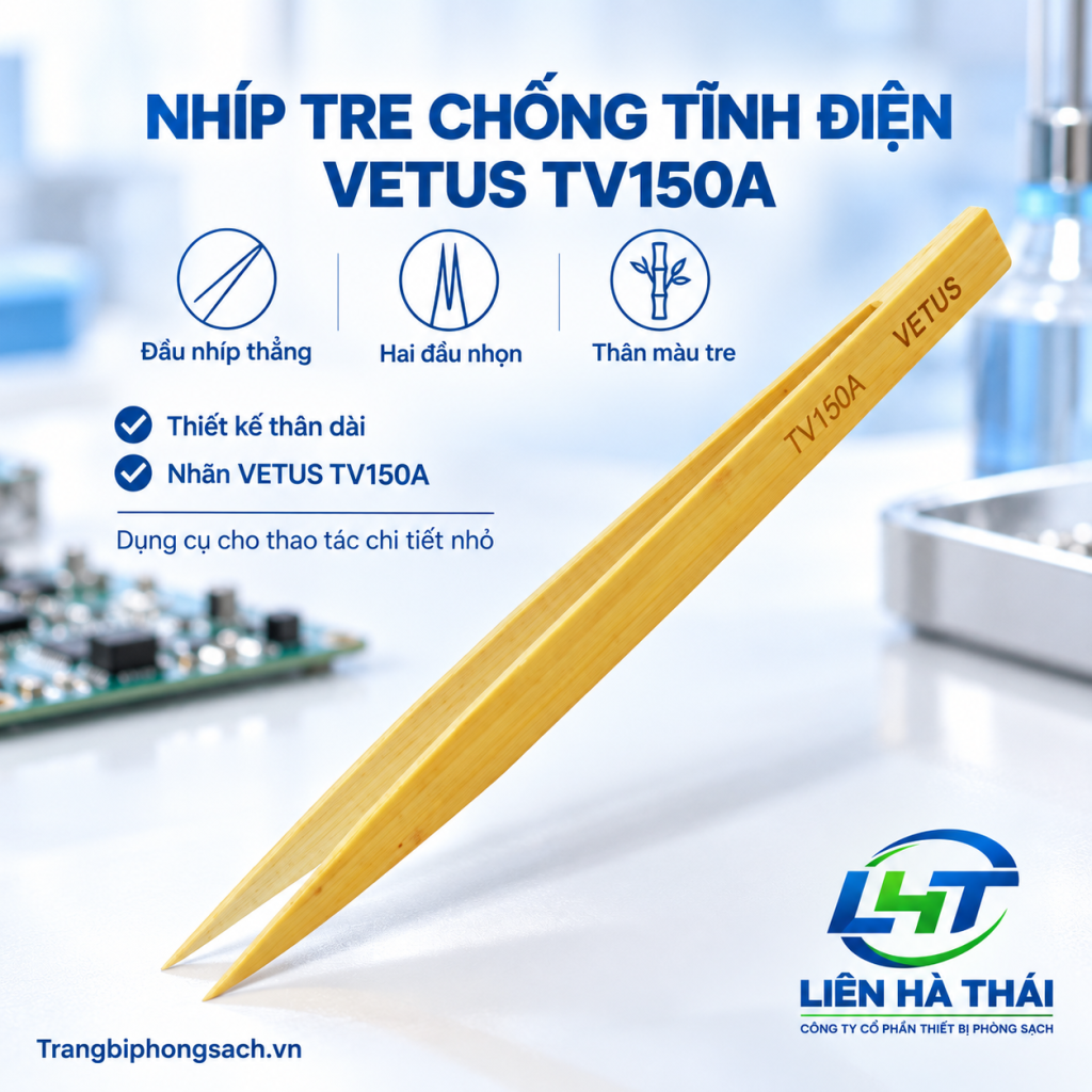 Nhíp tre chống tĩnh điện Vetus TV150A