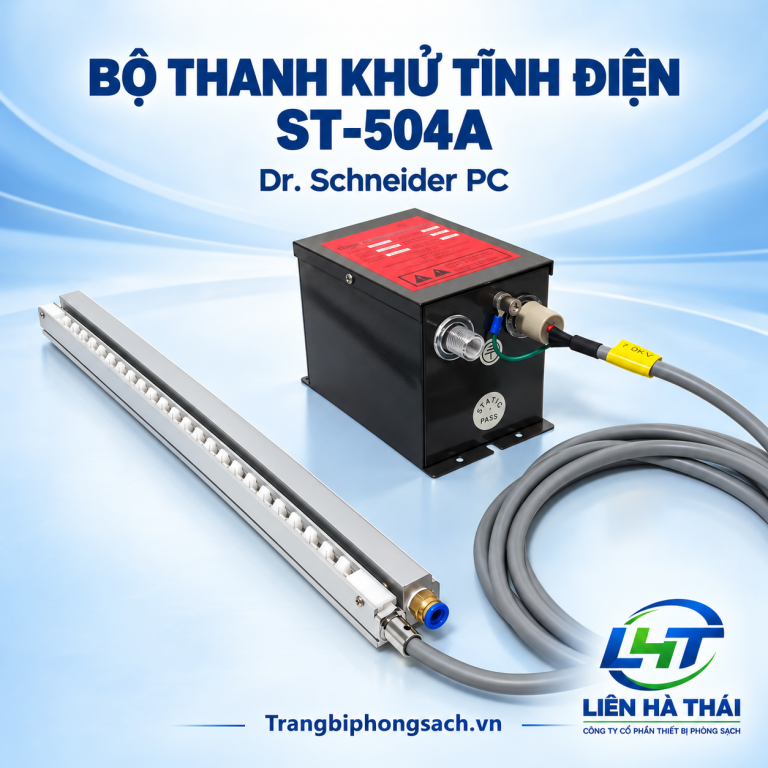 Bộ Thanh Khử Tĩnh Điện ST-504A Dr. Schneider PC Nhôm Vuông Cắt Gió